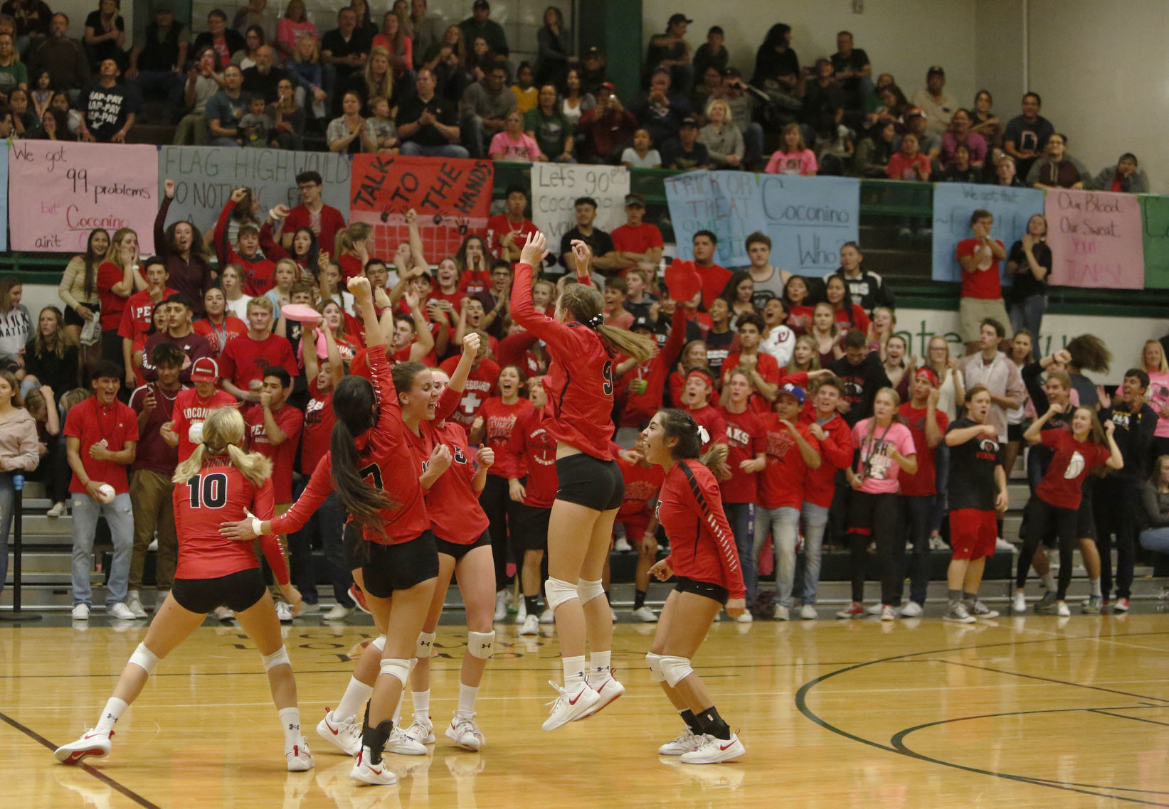 Flagstaff High Coconino High Volleyball